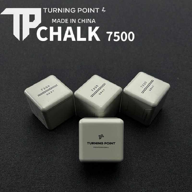 tp巧克粉7500TurningPoint职业中式黑八斯诺克干性九球杆台球枪粉图片