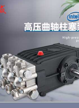 高压清洗机曲轴泵三柱塞铜泵兼容Interpump WS101 102 201 202