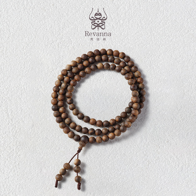 沉香圆珠7mm素串108颗