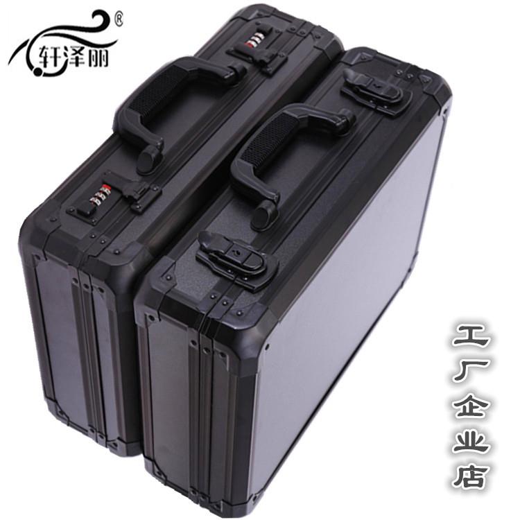 轩泽丽大号铝合金防震五金工具箱电工箱魔术道具箱仪器箱航空箱