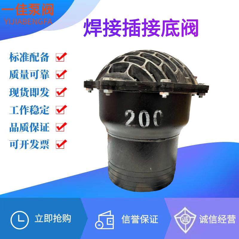 水泵止逆阀龙头耐用底阀插接式插管底阀浇地止回阀2寸3寸4寸6寸等