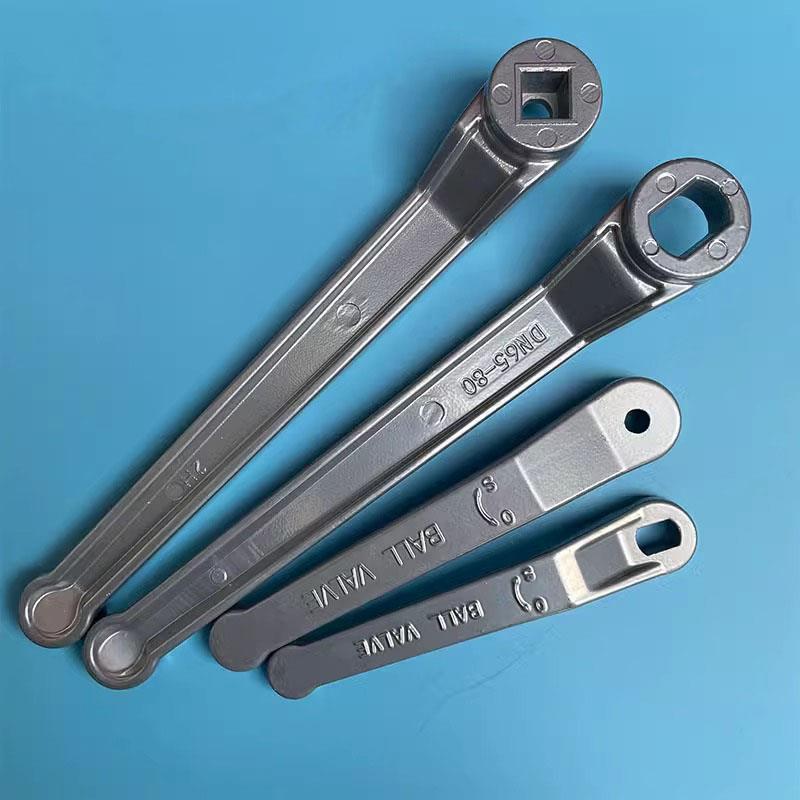 防爆球阀开关新款铝合金手柄 阀门开关扳手 四方孔扁孔DN15-DN100