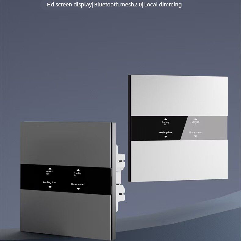 苏米智能开关 H2plus屏显面板蓝牙mesh2.0语音控制已接入米家零火