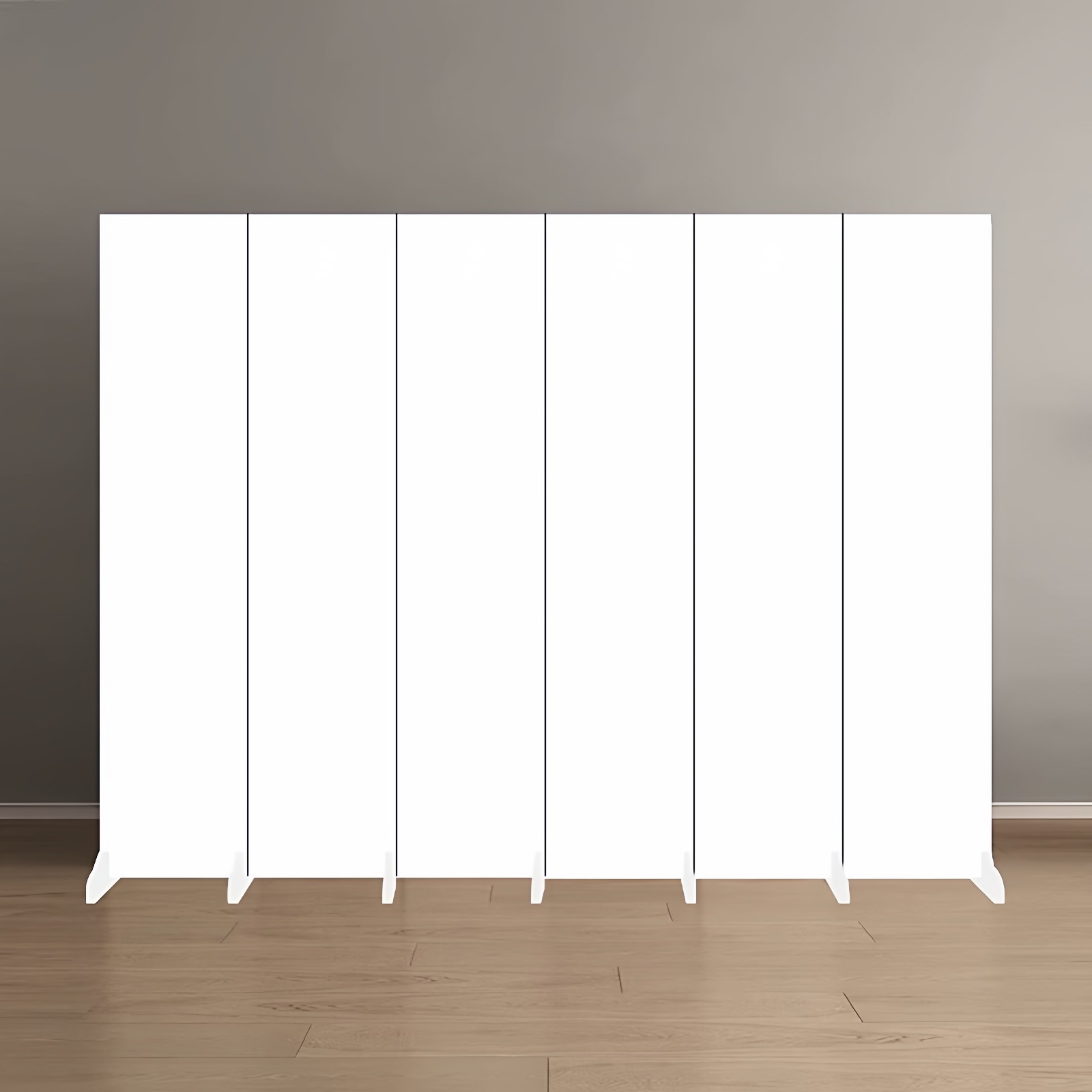 白色屏风隔断客厅可定制移动现代简约遮挡酒店家用入户玄关折屏