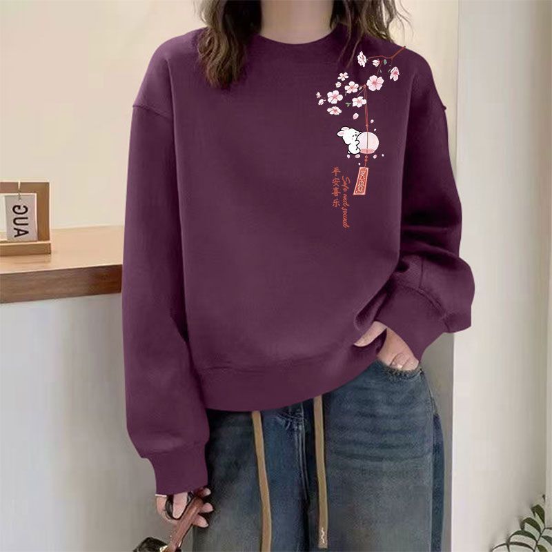 春秋纯棉女装短款高腰卫衣时尚新款韩版洋气宽松显瘦小个子上衣服