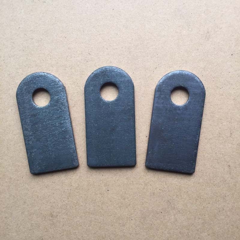 长条带孔径11毫米加款加厚铁艺冲片焊接固定层板托固定耳朵11号孔