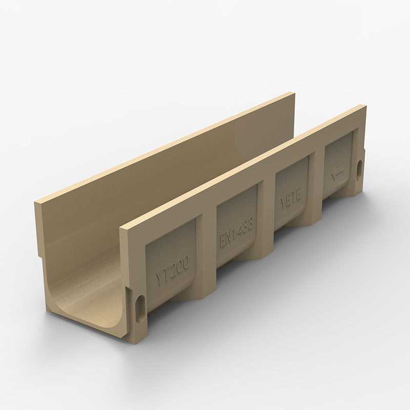 平口排水沟侧中缝盖板U型槽沟体厨房庭院公园用改造排水管