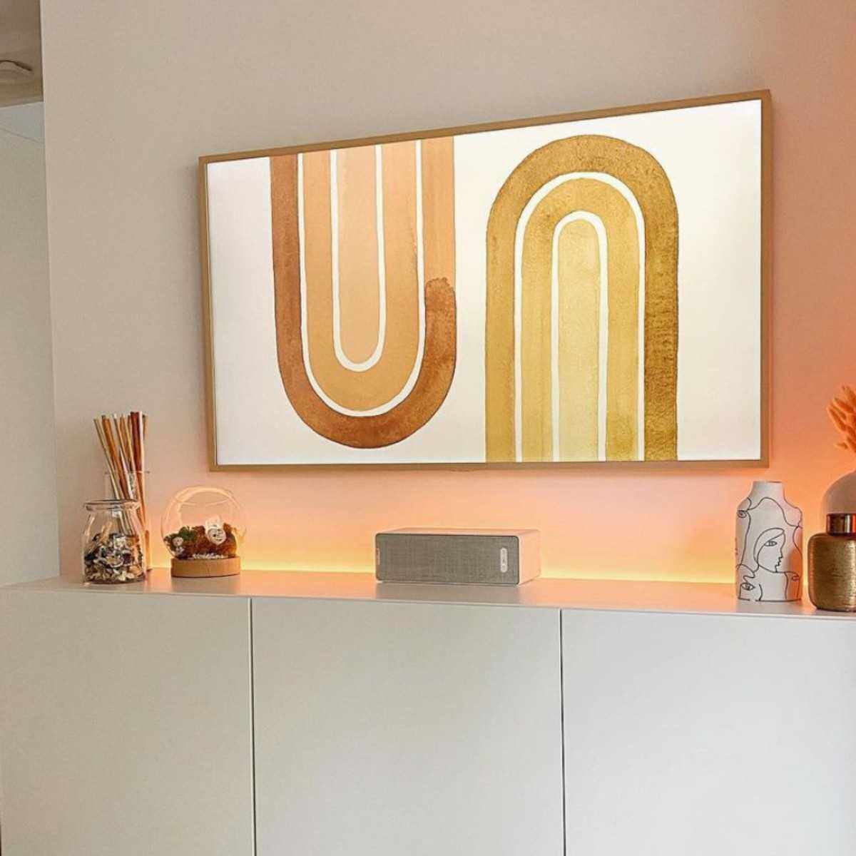 贝达款电视柜简现代北欧小户型璧柜上墙柜巷道转角柜64高柜