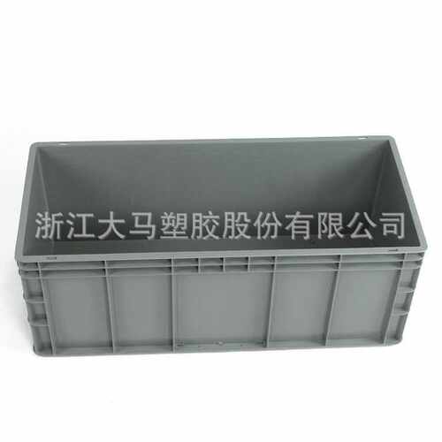 供应 物流专用箱EU4933可堆式周转箱 防静电加厚耐摔塑料箱