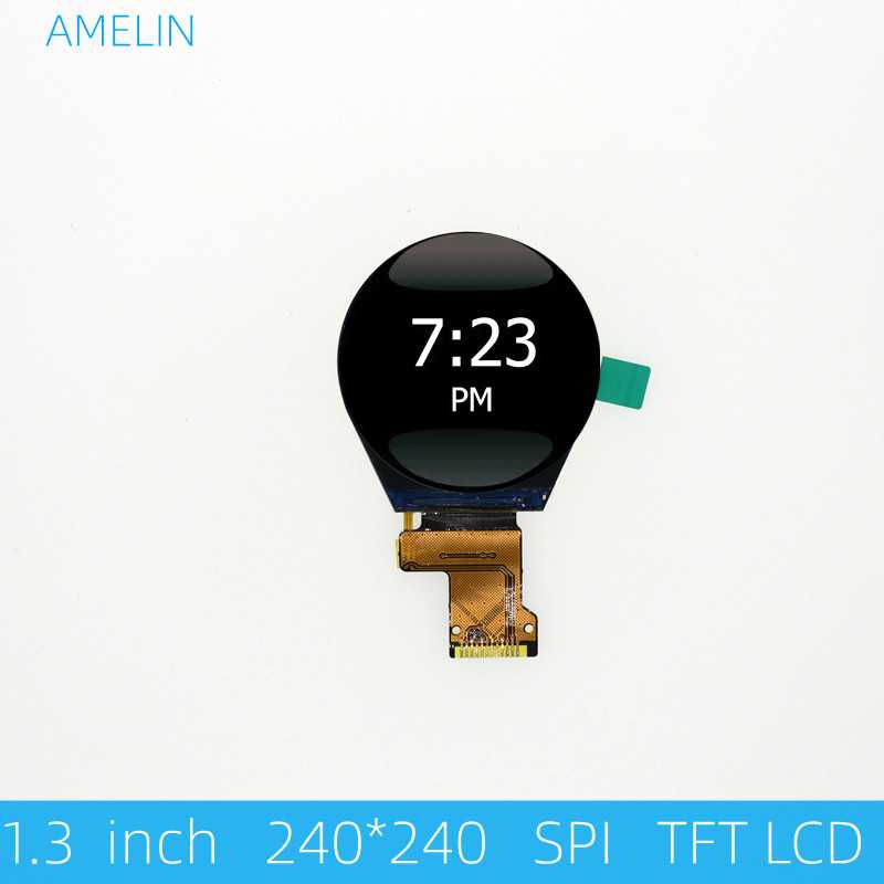 1.3寸 TFT LCD液晶屏 240*240圆屏 SPI接口IPS屏幕 lcd液晶显示屏