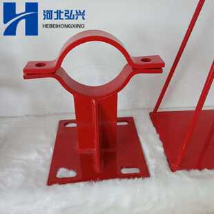 混凝土输水超高压泵管支架 U型支托架 烤漆支架