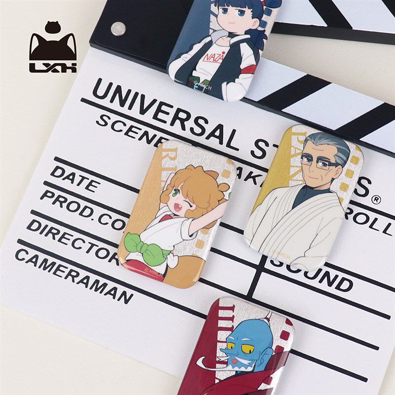 罗小黑丨光影记忆人物徽章 拉丝银葱马口铁徽章大电影吧唧