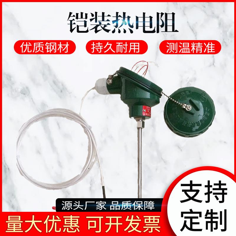 上仪WZPK-136S铠装铂电阻 pt100型 WZPK-236上海自动化仪表三厂