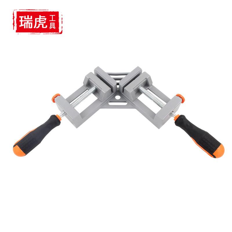五金工具90度铝合金 单手柄双手柄木工直角夹 角度夹鱼缸相框工具