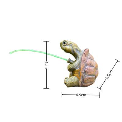 创意乌龟钓鱼缸水族箱装饰品中式假山流水器鱼池吸水石造景观摆件