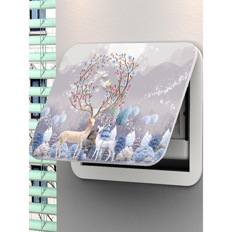 弱电箱装饰遮挡多媒体信息箱网线盒超薄盖板电表箱装饰画免打孔