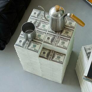 网红美元 饰创意软装 钞换鞋 摆件装 凳客厅潮流个性 美金凳子nigo同款