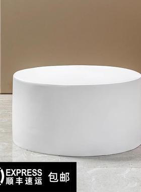 暴力熊手办摆件底座圆形烤漆底座增高展示台客厅地台白色展台直播