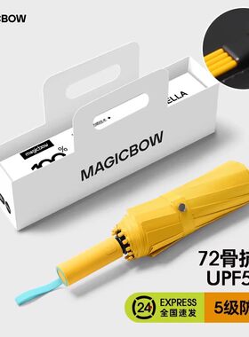 德国72骨撞色全自动太阳伞