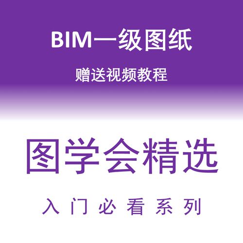 图学会BIM等级考试一级真题PDF赠送历年真题视频讲解REVIT入门
