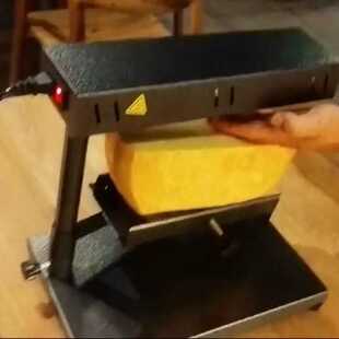 大块芝士加热机器电烧烤炉架融化机烤奶酪机酒店自助餐食物保温灯