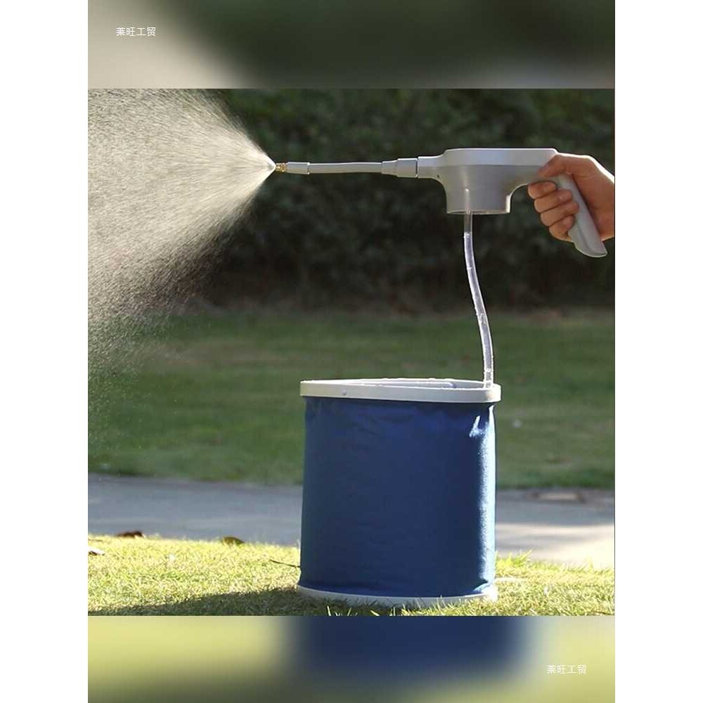 电动浇菜浇水机家用浇花水枪移动洗车花园电动喷壶简约户外呓苾图片