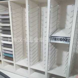 衣柜橱柜门板样板架样品展架钩色板托架层板托扣板储物创意展架