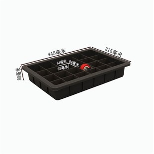 分类周转箱 厂家二十四螺丝分格箱 v零件箱 塑料胶箱 24格箱