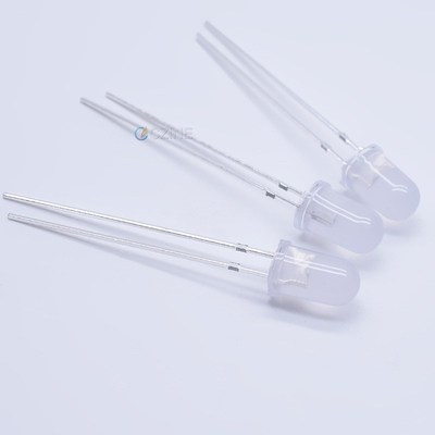 f5雾状5mm白发l暖白翠绿粉红黄蓝高亮散光直插式led灯珠发光二极