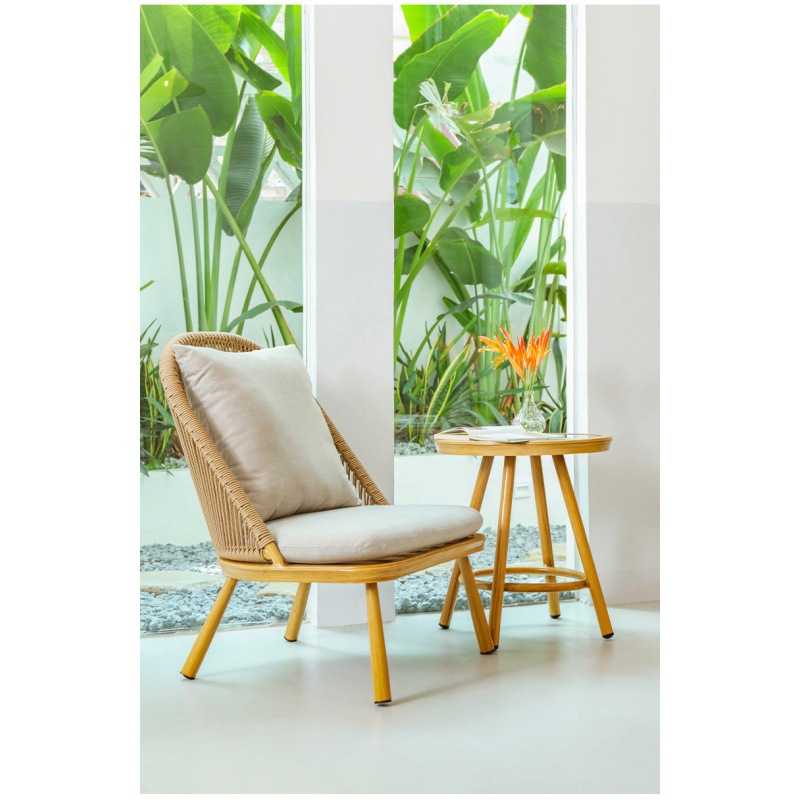 阳台休闲椅藤编椅子家用茶几一桌二椅客厅北欧现代阳台单人沙发椅