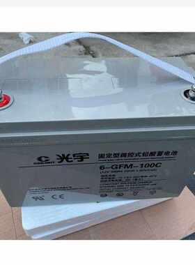 光宇蓄电池6-GFM-100C 工业储能12VAH机房备用电池