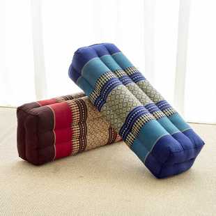 纯天然木棉长方形枕头   东南亚SPA布艺颈椎枕护颈枕芯泰式按摩枕