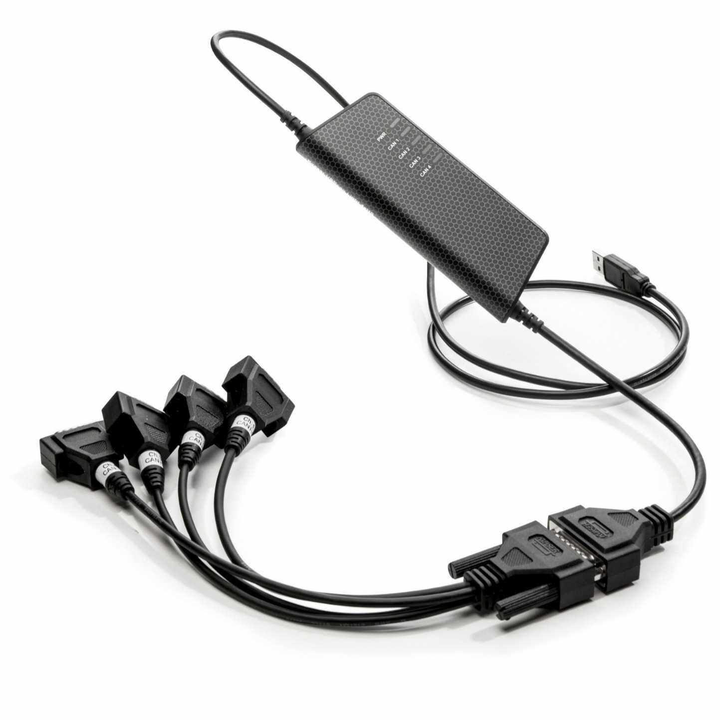 Kvaser USBcan Light 4xHS 00831-1四通道总线分析 总线诊断仪