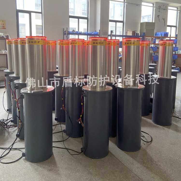 成品电动一体智能伸缩桩 液压防撞柱 道路阻拦伸降挡车路障止车柱