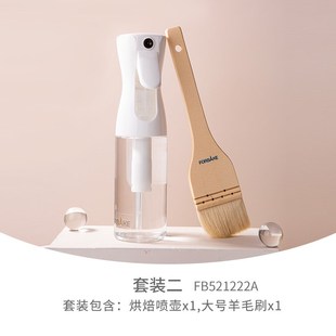 刷子烘焙 J6DA木柄羊毛k刷月饼刷软毛烧烤刷油刷做蛋糕月饼
