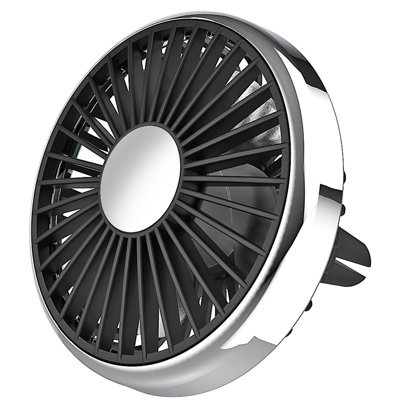 车载小风扇车用汽车小车内通风x出风口迷你制冷降温12V24V货车电