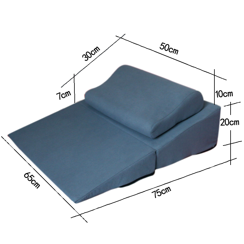 胃食管防反流斜坡垫老人返v胃酸护理靠背三角半躺倾斜床垫反酸枕