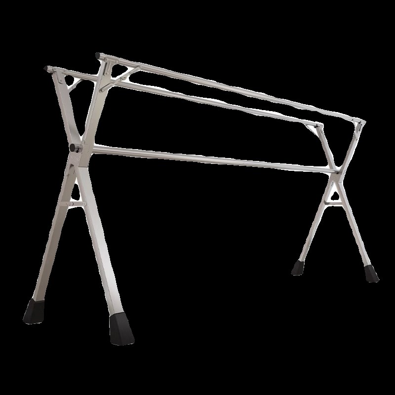 晾衣架落地折叠室内n家用阳台卧室不锈钢室外凉伸缩杆式晒被子神