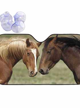 跨境Cool Horse挡风玻璃遮阳罩可折叠紫外线反射镜前窗遮阳遮阳罩