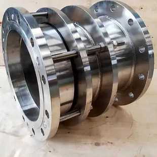 污水厂用碳钢双法兰限位伸缩器 球墨铸铁可拆卸松套伸缩接头800