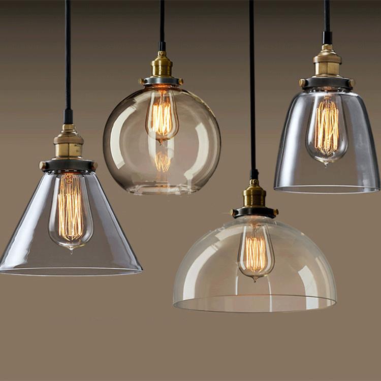复古怀旧餐厅吊灯创意吧台茶楼饭店个性酒吧咖啡厅艺术玻璃吊灯具