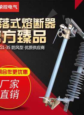 防风型跌落式熔断器HPRGW1-35/200A跌落式保险风电场用熔断器工厂