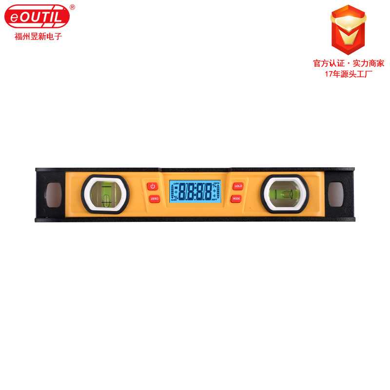 数显水平尺铝合金 迷你数字水平尺高精度带磁 DL1919厂家直销