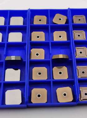 龙门铣刀片 SEKR1203 1504AFTN 铣45度淬火模具钢铸铁四方陶瓷