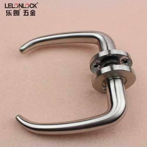 工厂 卧室房门304不锈钢门把手 分体锁执手 室内木门执手锁具