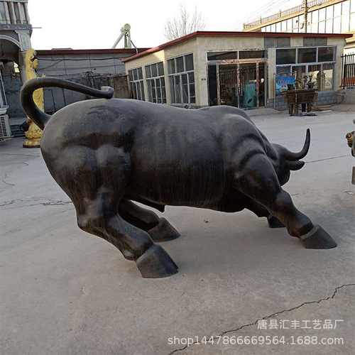 纯铜牛  零售华尔街铜牛工艺品摆件 来图广场大型铜牛