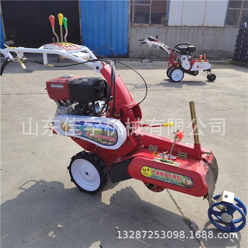 汽油红薯开沟培k土机多功能田园管理机深度可调起垄机