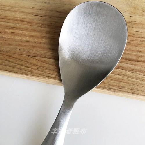 库存304不锈钢饭勺 家用盛饭勺商用盛米饭舀饭分餐勺 打饭勺
