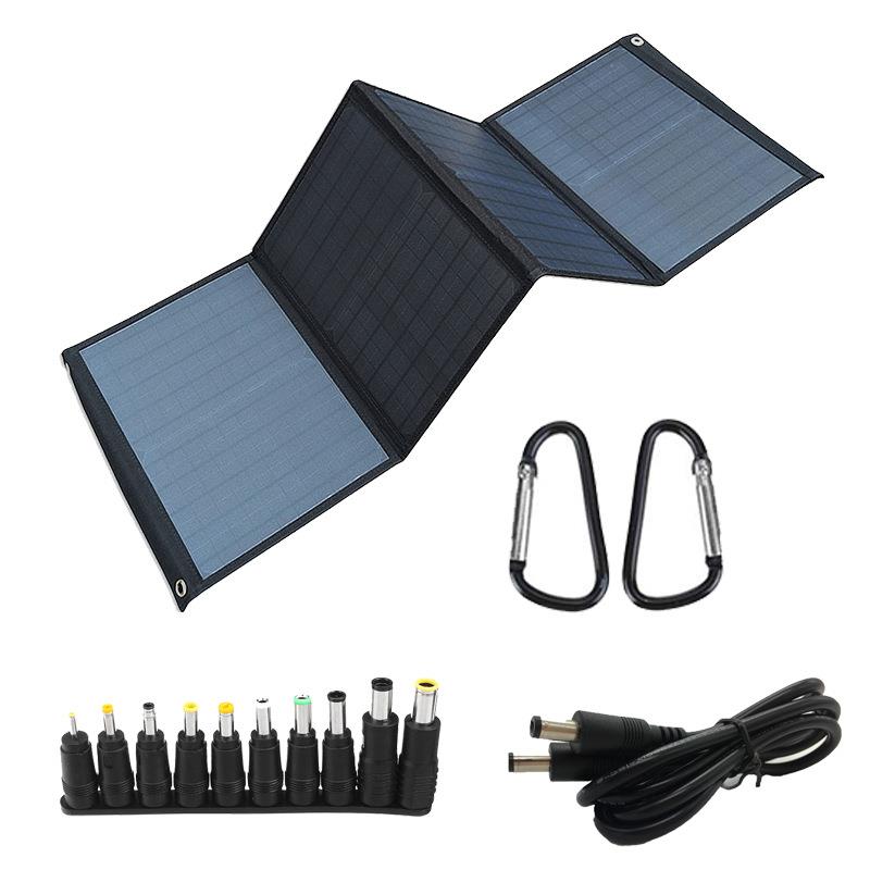 太阳能板40W18V户外房车便携应急发电站太阳能折叠包快充光伏板