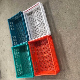 塑料家居收d纳筐折叠筐周转筐物流筐露营户外水果筐货架